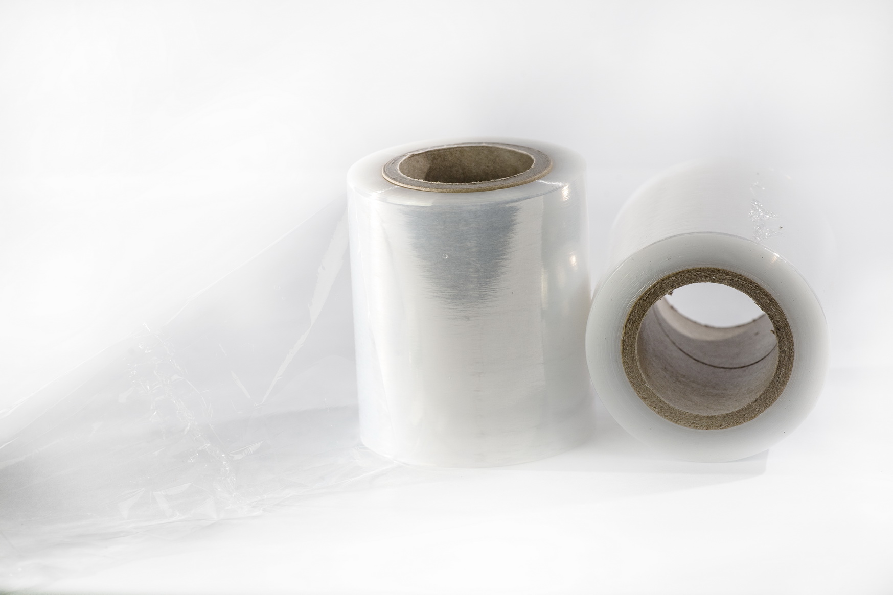 Jumbo and baby stretch film rolls